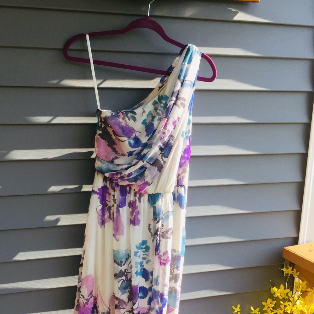 Formal dress, one shoulder